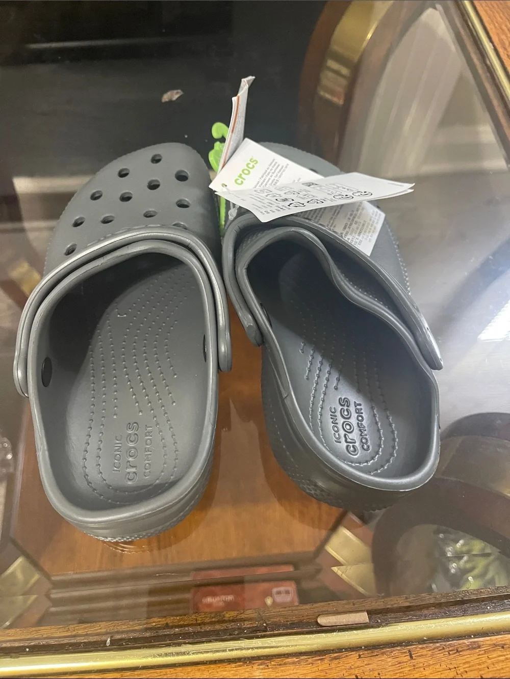 CROCS Kids Classic Clog in Gray